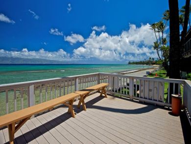 Ocean front deck Ocean front deck